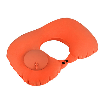 Подушка 1011 оранж. надувная с клапаном 