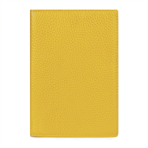 Обложка для паспорта GH-9050 желт. нат.кожа
