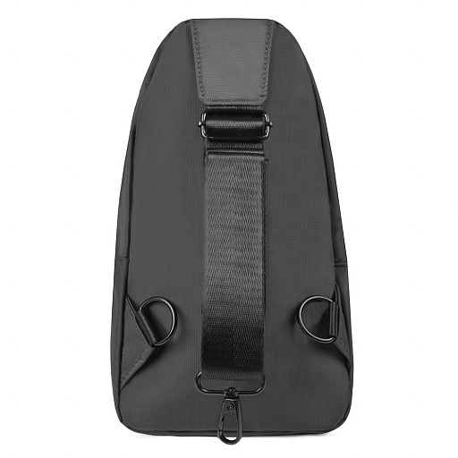 Рюкзак кроссбоди BG-5219-3 серый текстиль с в/о покрытием