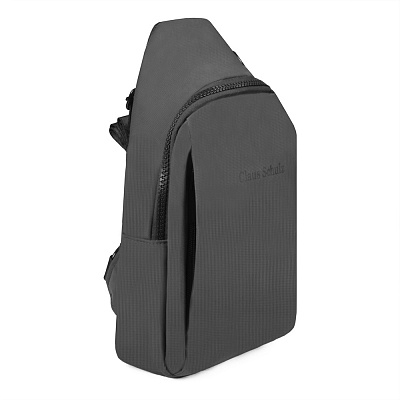 Рюкзак кроссбоди BG-5219-3 серый текстиль с в/о покрытием