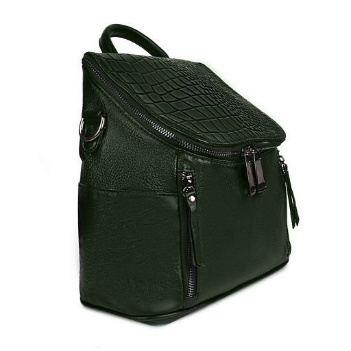 Рюкзак жен GH-6107 зелен. нат.кожа Claus Schulz
