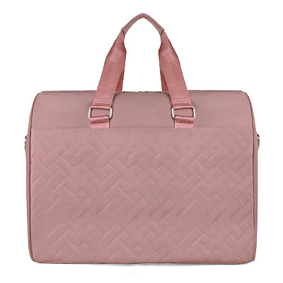 Саквояж жен BG-2305-2 розовый текстиль
