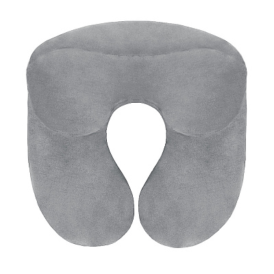 Комплект для путешествий (подушка надув, маска, беруши) 1049 серый